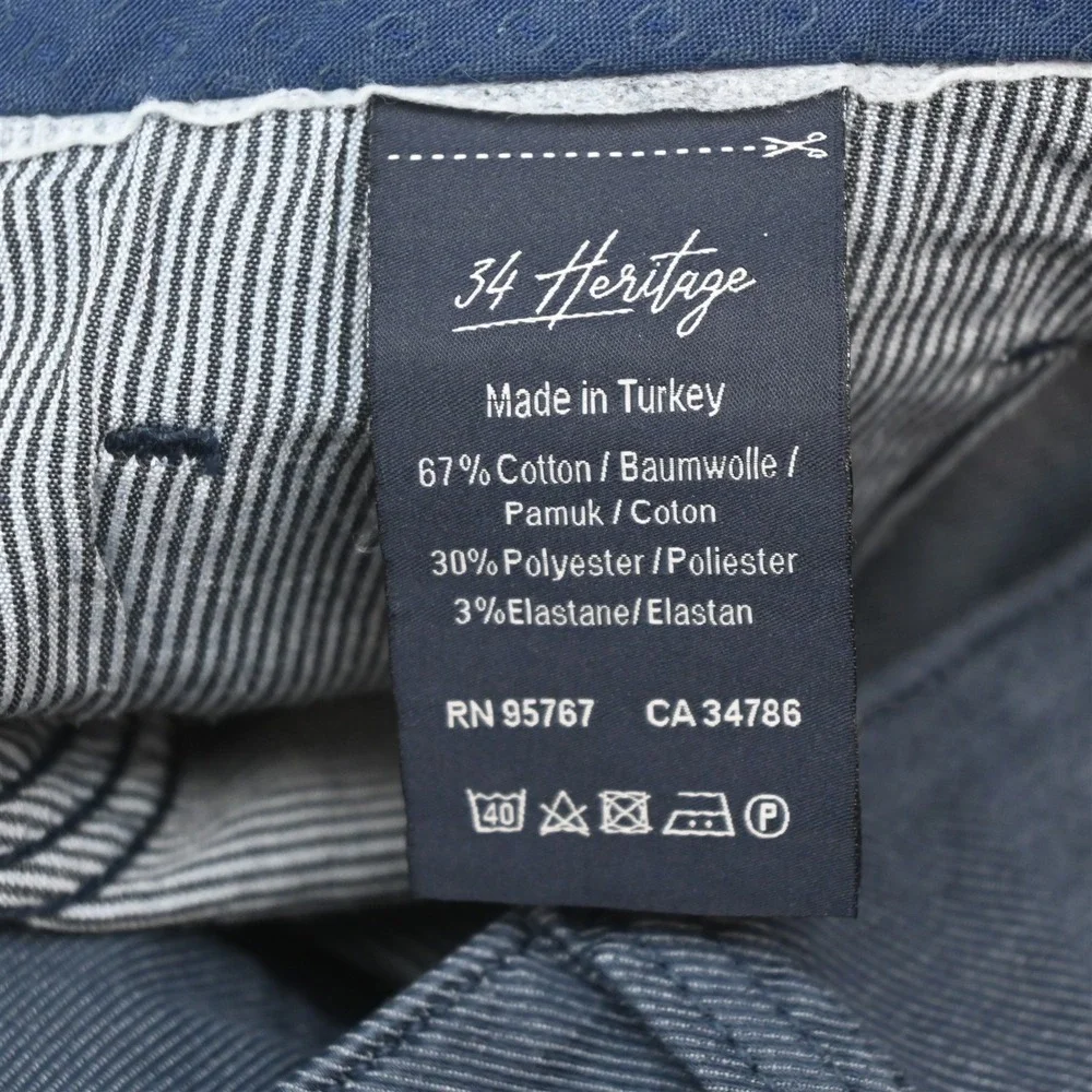34 Heritage 38x32 Blue Charisma Comfort Rise Classic Straight Mens Jeans